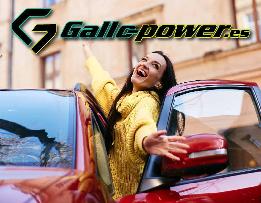 Imagen de Mujer celebrando coche