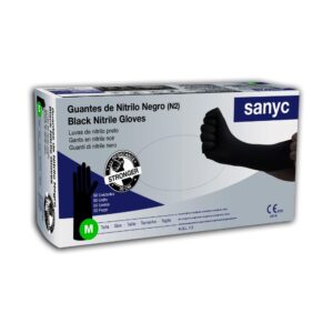 Imagen de Guante nitrilo stronger negro 30cm sanyc