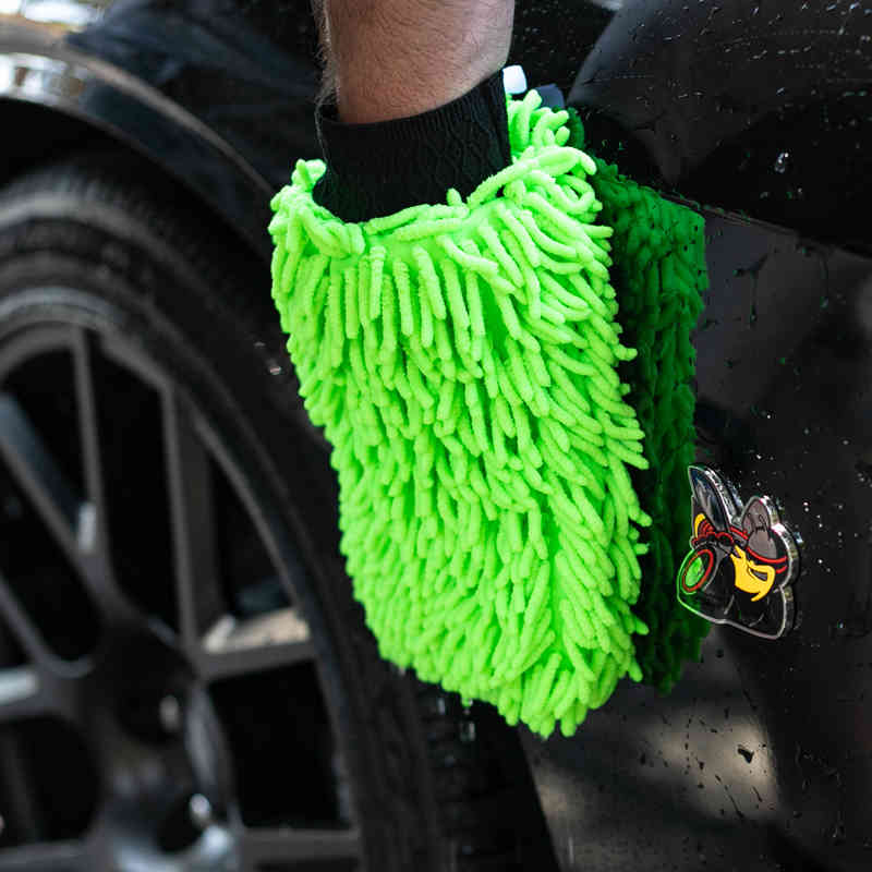 Guante de lavado trc knobby mitt rojo 1 Imagen de Guante de lavado trc knobby mitt rojo 1