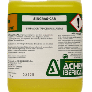 Imagen de Singras car limpiador tapicerias llantas 5 l